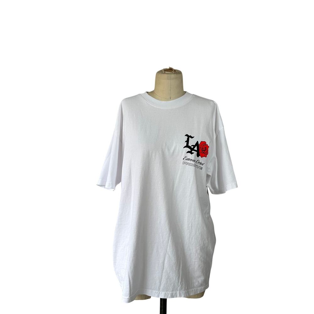 Primitive Skate x Estevan Oriol City of Angels Tee in White